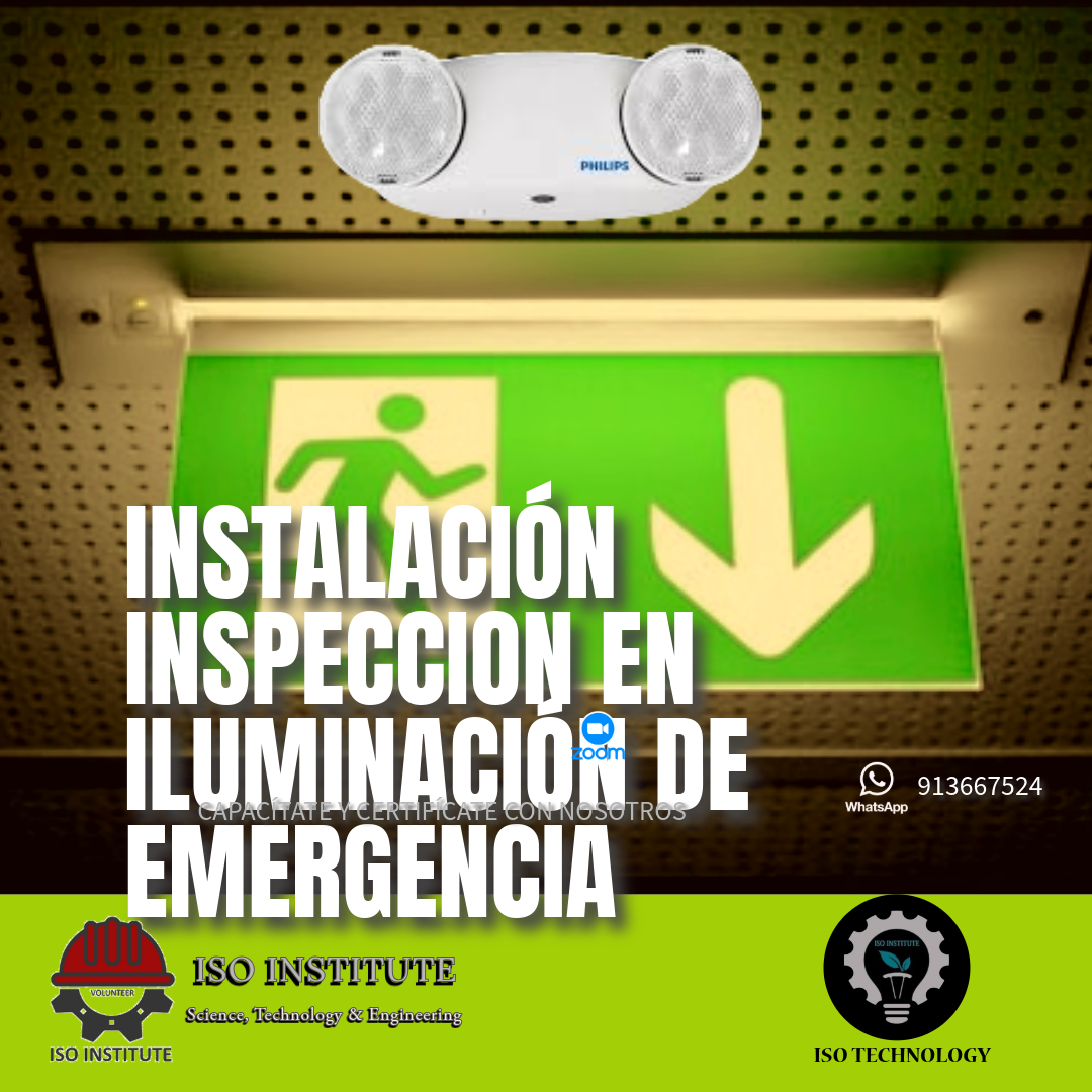 Curso Inspección e Instalación de Iluminación de Emergencia